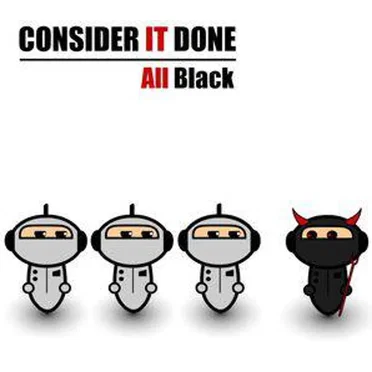 All Black EP by Consider It Done - album cover