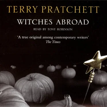 Witches Abroad by Terry Pratchett - album cover