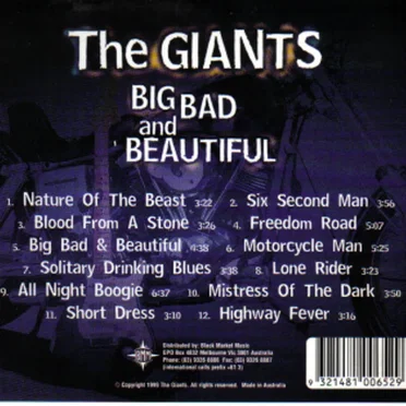 Big, Bad and Beautiful by The Giants - album cover