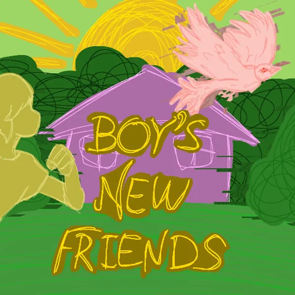 Boy's new friends