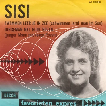 Zwemmen leer je in zee / Jongeman met rode rozen by Sisi - album cover