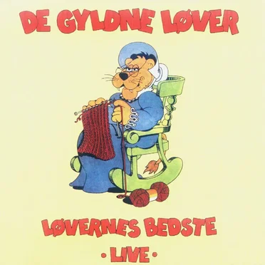 Løvernes bedste (live) by De Gyldne Løver - album cover