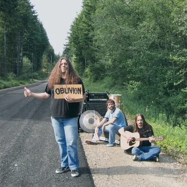 Hitchhiking to Oblivion by Golden Pig Electric Blues Band - album cover