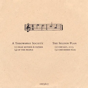 A Throwaway Society / The Seldon Plan EP by Various Artists - album cover