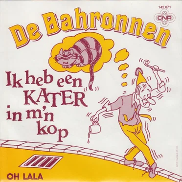 Ik heb een kater in m’n kop / Oh lala by De Bahronnen - album cover