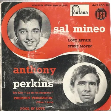 Anthony Perkins / Sal Mineo by Anthony Perkins - album cover