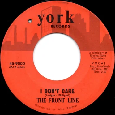 I Don't Care by The Front Line - album cover