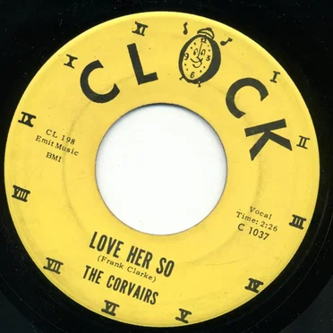 Whatcha Gonna Do / Love Her So by The Corvairs - album cover