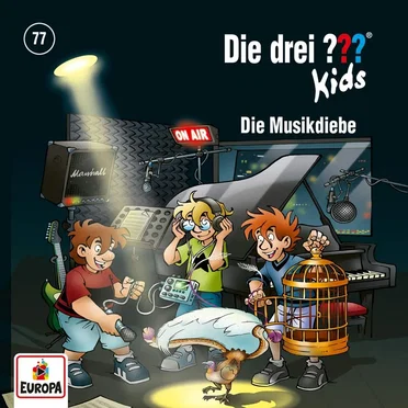 Die drei ??? Kids, Folge 77: Die Musikdiebe by Die drei ??? Kids - album cover