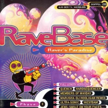 RaveBase: Raver’s Paradise, Phase 1 by Various Artists - album cover