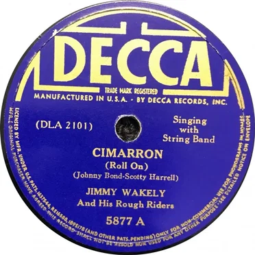 Cimarron, Roll On / Maria Elena