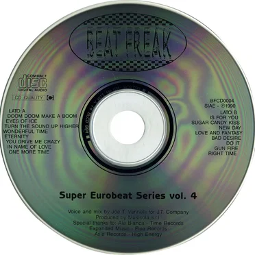Super Eurobeat, Vol. 4 by Various Artists - album cover