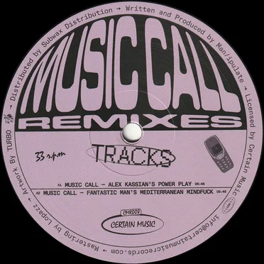 Music Call Remixes by Man/ipulate - album cover