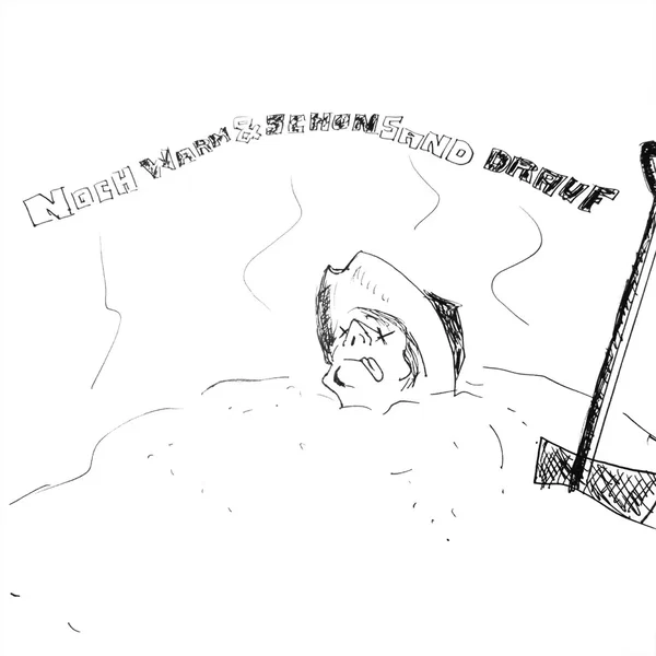 Noch warm und schon Sand drauf