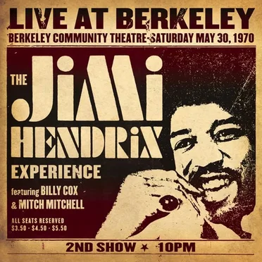 Live At Berkeley by Jimi Hendrix - album cover