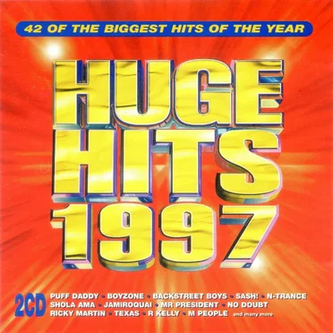 Huge Hits 1997 by Various Artists - album cover