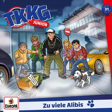 TKKG Junior 31: Zu viele Alibis by Frank Gustavus - album cover