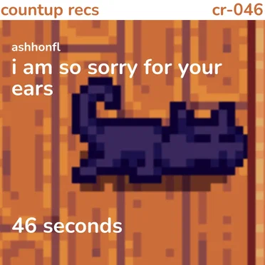 i am so sorry for your ears by ashhonfl - album cover