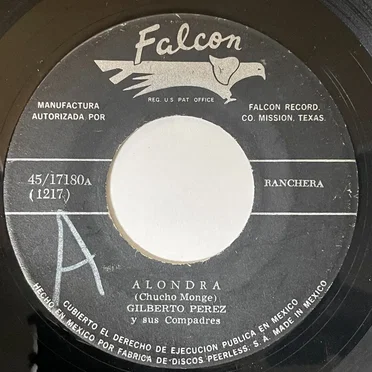 Concha perdida / Alondra by Gilberto Pérez y sus Compadres - album cover