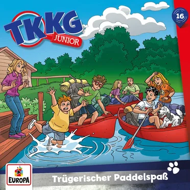 TKKG Junior 16: Trügerischer Paddelspaß by Martin Hofstetter - album cover