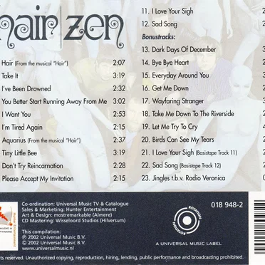 Hair by Zen - album cover
