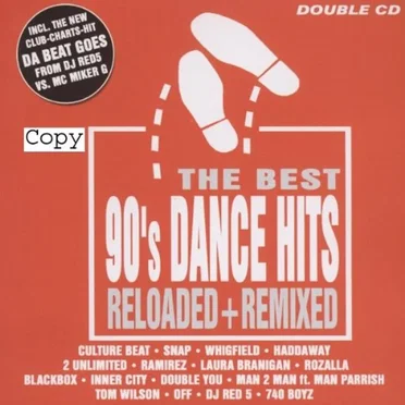 The Best 90’s Dance Hits: Reloaded + Remixed by Various Artists - album cover