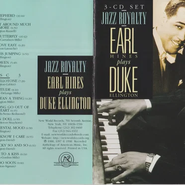Jazz Royalty - Earl Hines Plays Duke Ellington by Earl Hines - album cover