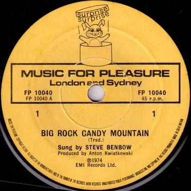 The Big Rock Candy Mountain by Steve Benbow - album cover