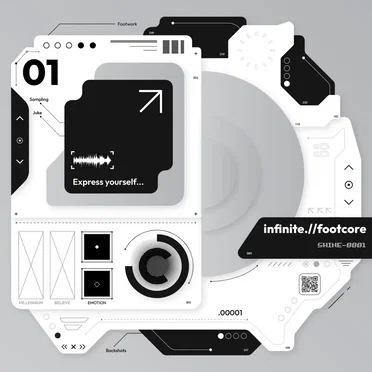 infinite.//footcore by Various Artists - album cover