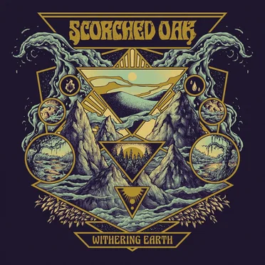 Withering Earth by Scorched Oak - album cover
