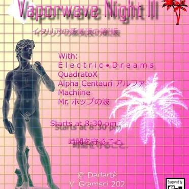 Vaporwave Night II by Collettivo Musica d'Avanguardia & Vaporwave Nights - album cover