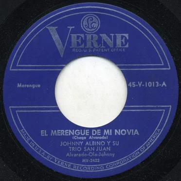 El merengue de mi novia / Tú también by Johnny Albino y su Trío San Juan - album cover