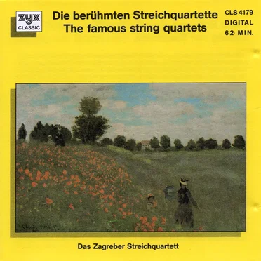 Die berühmten Streichquartette by Das Zagreber Streichquartet - album cover