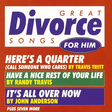 Great Divorce Songs For Him by Various Artists - album cover