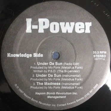 Under Da Sun by I-Power - album cover