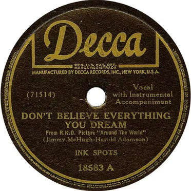 Don't Believe Everything You Dream / A Lovely Way to Spend the Evening