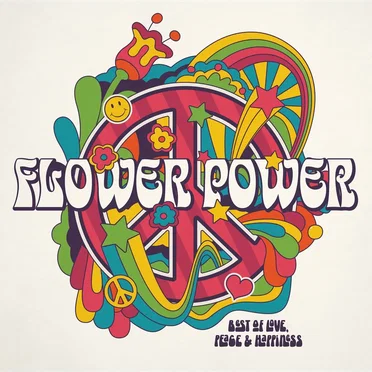 Flower Power: Best of Love, Peace and Happiness by Various Artists - album cover