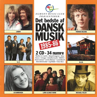 Det bedste af dansk musik 1985-86 by Various Artists - album cover