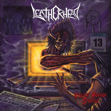 Violent Horror Stories by Leatherhead - album cover