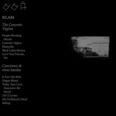 The Concrete Vagina / Canciones de otras bandas by Klam - album cover