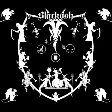 Kurvy, chlast a black metal by Blackosh - album cover