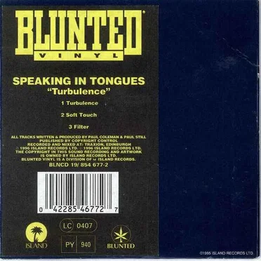 Turbulence by Speaking in Tongues - album cover