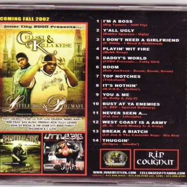 Freestyle Mixtape, volume 1 : Me & My Niggs by Cellski - album cover