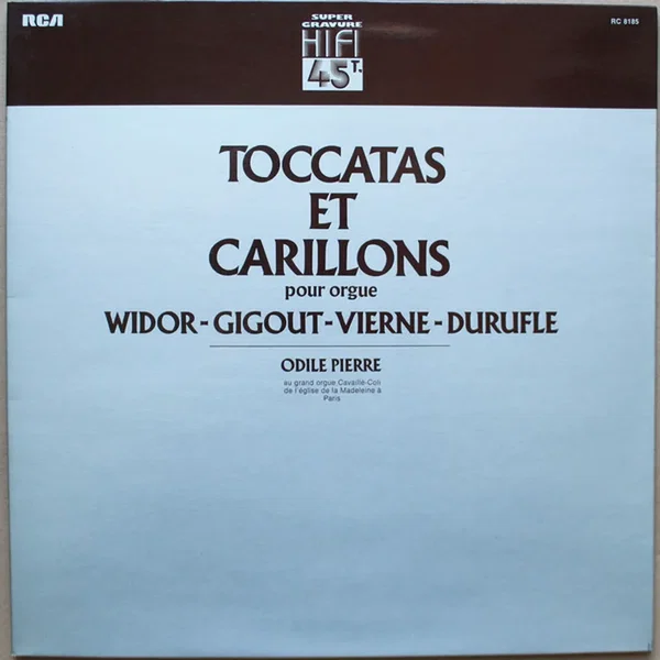 Toccatas et carillons pour orgue