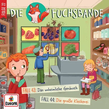 Die Fuchsbande, Folge 22: Fall 43: Das unheimliche Geräusch / Fall 44: Die große Kleckerei by Die Fuchsbande - album cover