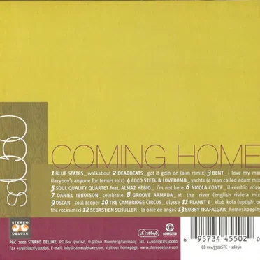 Coming Home ...Warming Up Your Living Area by Various Artists - album cover
