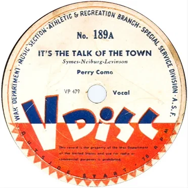 It’s the Talk of the Town / The Hills of Old Virginia / Yours Is My Heart Alone