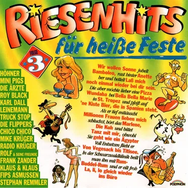 Riesenhits für heiße Feste, Folge 3 by Various Artists - album cover