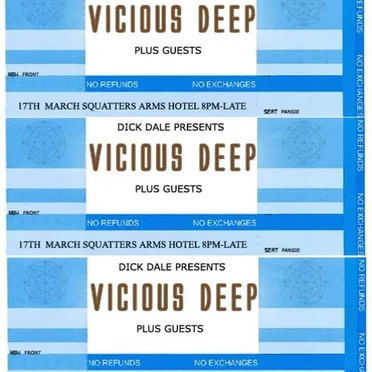 Live at Squatters Arms by Vicious Deep - album cover