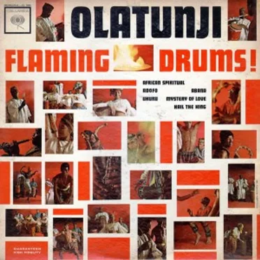 Flaming Drums! by Olatunji - album cover